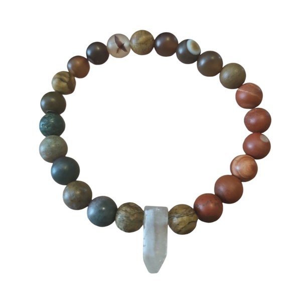Boutique Jewelry - Autumn Seasonal Colour palette Bracelets - Gemstone and Crystal